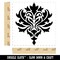 Damask Pattern Square Rubber Stamp for Stamping Crafting